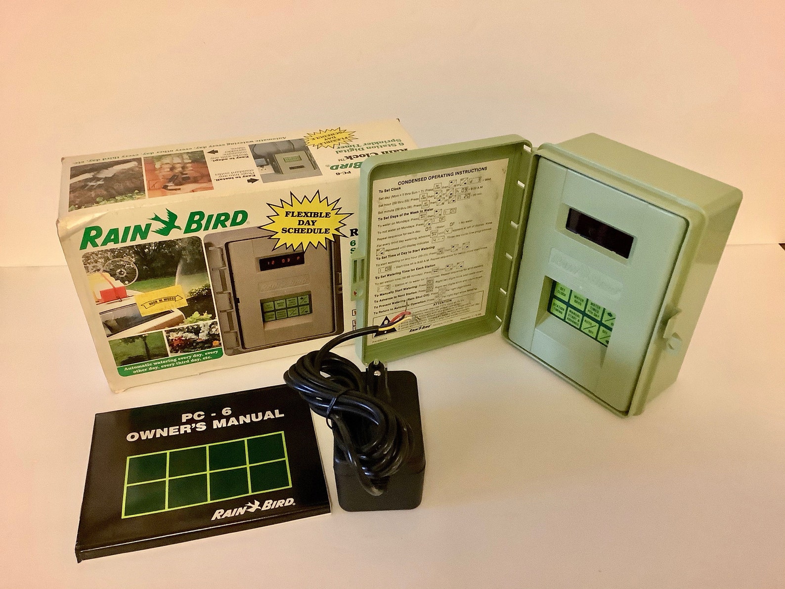 Rain Bird PC106 Indoor Programmable Rain Clock 6 Etsy