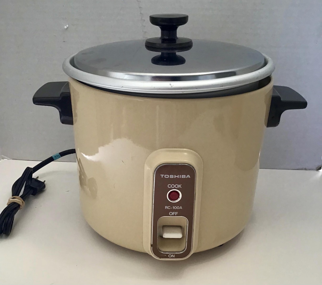 Vintage Toshiba Rice Cooker - RC 100A - 5 Cup Model - Etsy