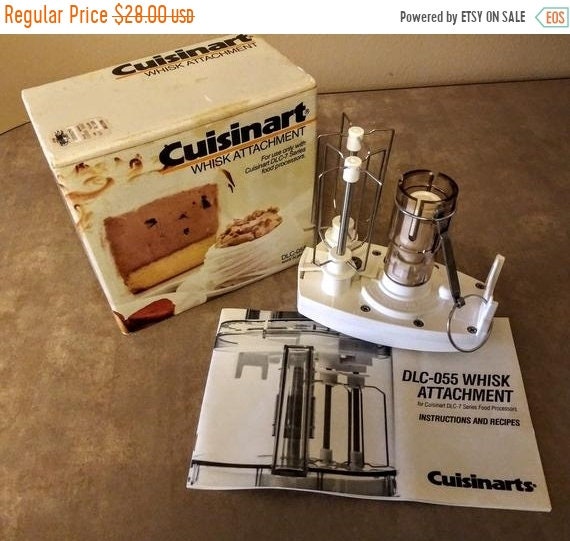 Cuisinart Food Processor DLC-055 WHISK ATTACHMENT-in box-for DLC-7
