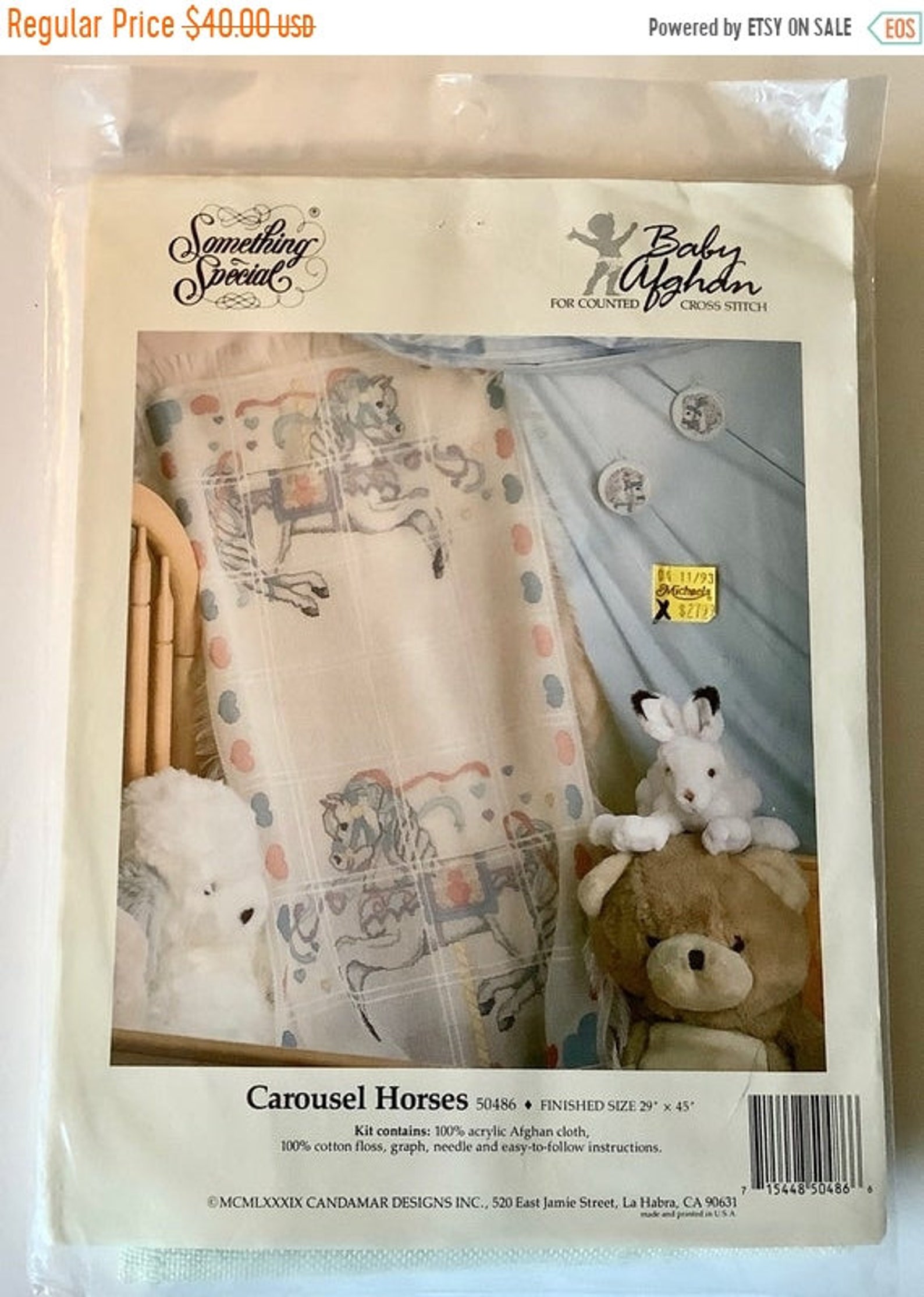 Something Special Baby Afghan Kit Carousel Etsy 日本