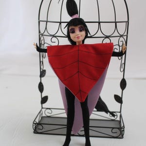 Custom Lydia Deetz Beetlejuice Cartoon Repaint Doll OOAK