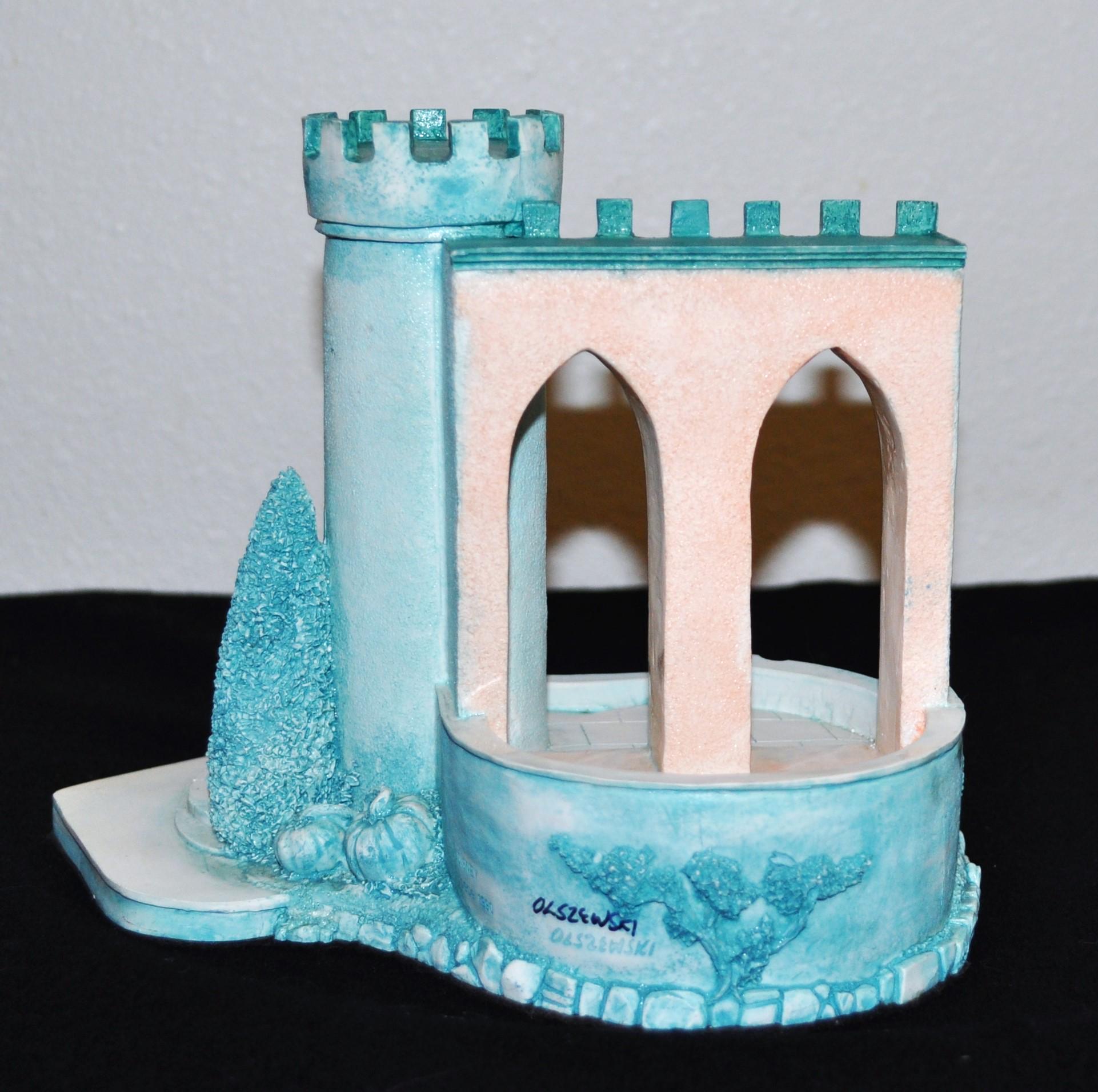 Vintage Castle Figurine - Etsy