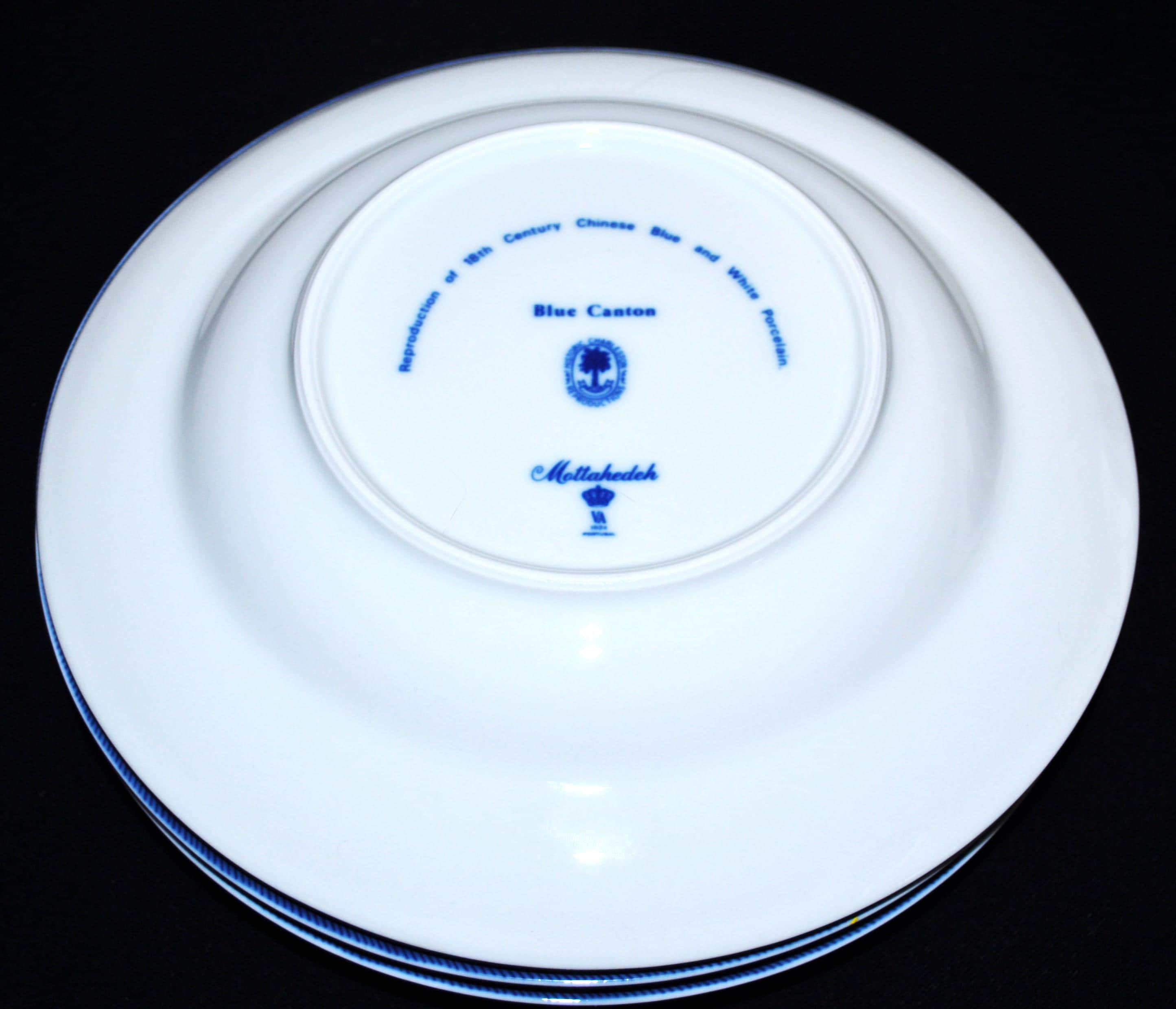 Vista Alegre Mottahedeh Blue Canton Bowls: Historic Charleston