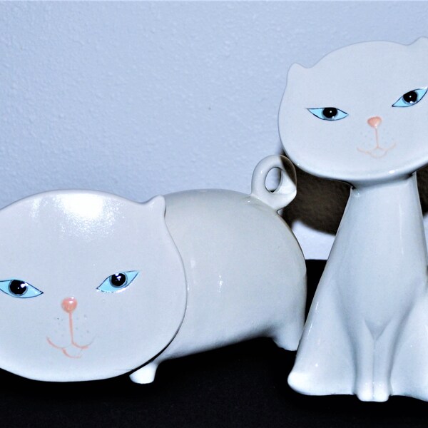 Japanese Cat Figurine Etsy