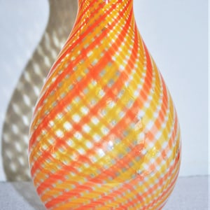 Gorgeous Art Murano &quot;Emotions&quot; Swirled Glass Vase 9-1/2&quot;  2003