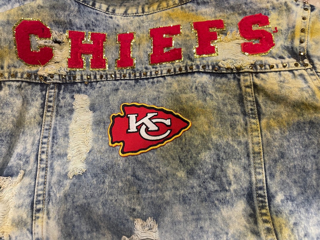 Chiefs Mahomes Custom Jean Jacket Etsy