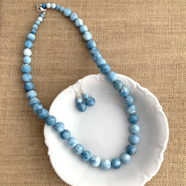 Larimar Necklace - Etsy