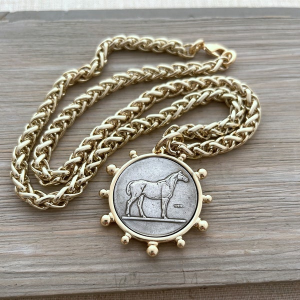 Horse Necklace - Etsy