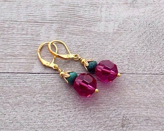 Colorful earrings - Turquoise earrings