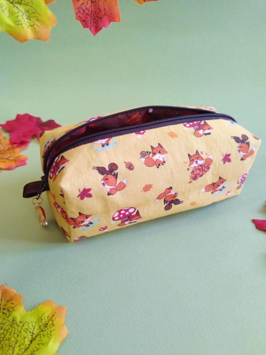 Cute Fox Pencil Case Large Capacity Pencil Case Kawaii School Supplies