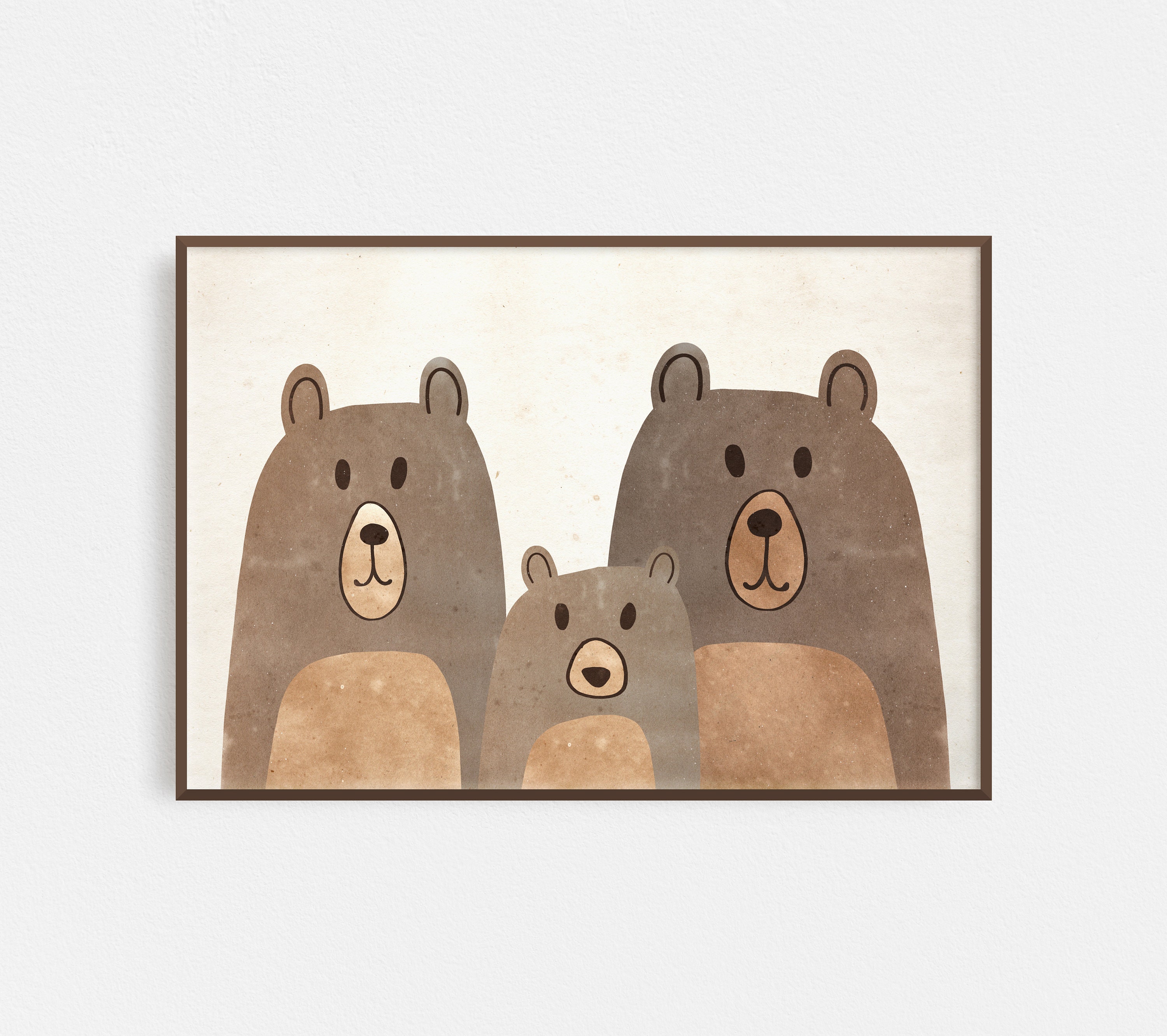 Nursery Print / Woodland Nursery Print / Nursery Wall Art / Etsy