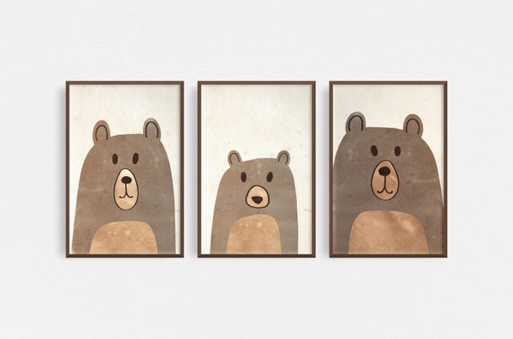 woodland prints nursery