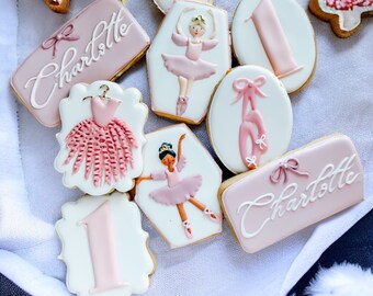 Ballerina Cookies ,  Ballerina party, Ballet cookies
