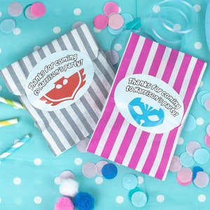 Personalised PJ Masks Party label pack, PJ Masks Birthday Party labels, Pj Masks Birthday Party, Pj Masks themed birthday party