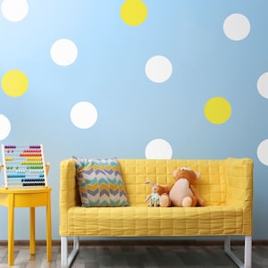 Circle wall stickers - Circle wall decal, Circle pattern wall sticker