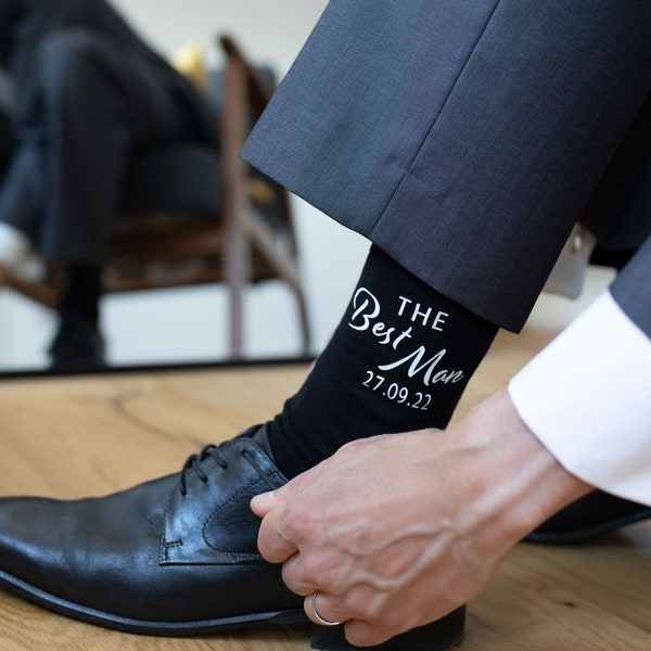 Die besten Mann Socken, Hochzeitsgeschenk, Geschenk für den besten Mann, Hochzeitsgeschenke, Beste Mann Geschenke, Hochzeitstag Geschenk, Hochzeitssocken