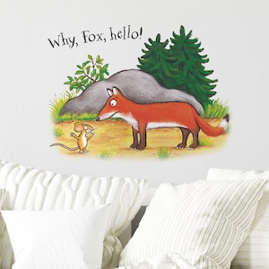 Why Hello! Gruffalo wall sticker, The Gruffalo wall sticker, Gruffalo wall decal, Gruffalo wall decor, Gruffalo and Friends wall sticker