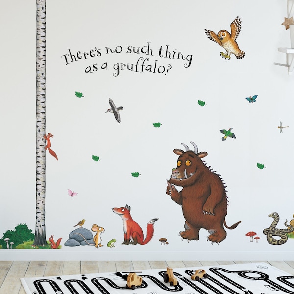 Gruffalo Room Makeover wall sticker, The Gruffalo wall sticker, Gruffalo wall decal, Gruffalo wall decor, Gruffalo and Friends wall sticker