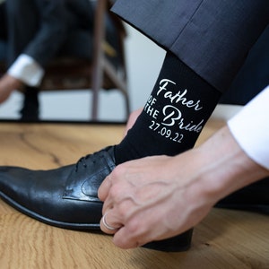 Father of the Bride socks, Wedding gift, Wedding gifts, Father of the Bride gifts, Wedding day gift, Wedding socks