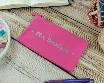 Funda Personalizada De Lápices, Regalos Personalizados Del Profesor, Regalo De Fin De Curso, Regalo Del Profesor, Regalo De Agradecimiento Del Profesor, Regalos Del Profesor