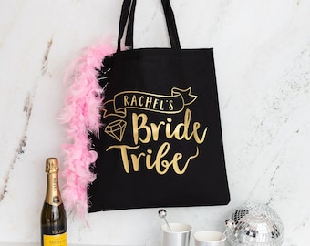 Bride Tribe Tote bag, Hen Party bag, Wedding gift, Hen Party tote, Bridal Party bag, Bachelorette Party Tote, Bachelorette Party