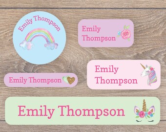 Kids School Labels Etsy