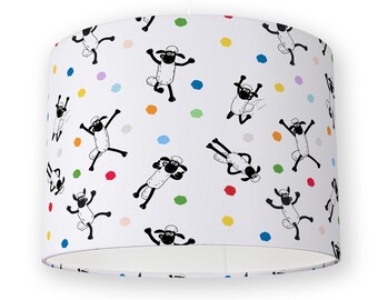 Pantalla de lámpara oficial de Shaun la Oveja con manchas