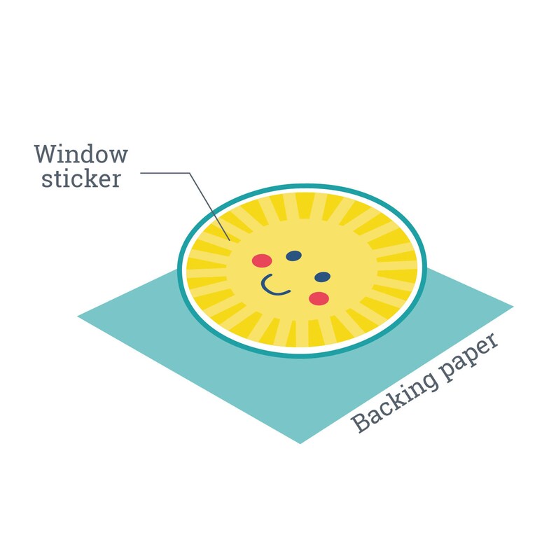 Pastel Easter egg window stickers, Easter window sticker, Easter egg window sticker image 6