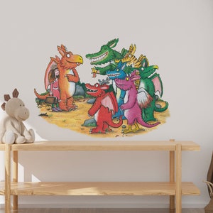 Zog wall sticker, Zog Award wall sticker, Zog wall decal, Zog and Dragons wall sticker, Gruffalo and Friends wall sticker