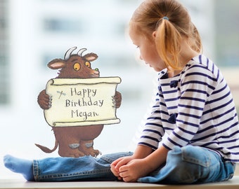 Personalised Gruffalo Birthday window sticker, Gruffalo Party window sticker, Gruffalo Birthday window decal, Gruffalo Birthday Party