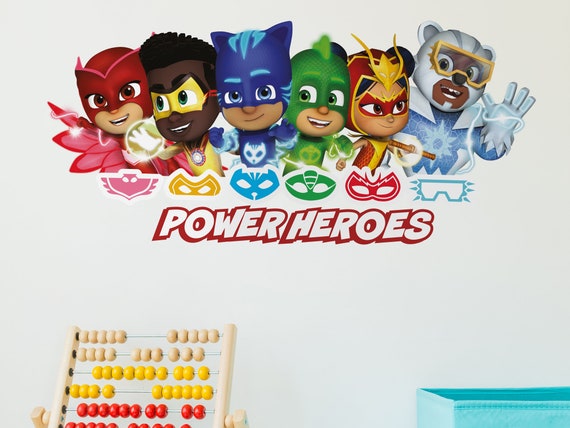 Pj Masks Power Heroes Catboy Owlette Gekko an Yu Newton Star and Ice C – A  Birthday Place