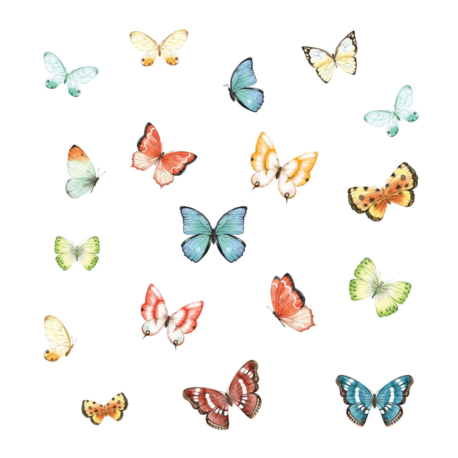 Butterfly Window Stickers Butterfly Window Decals Spring Etsy UK