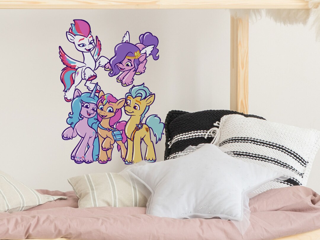 Cute My Little Pony Group Wall Sticker, My Little Pony Wall Stickers ...
