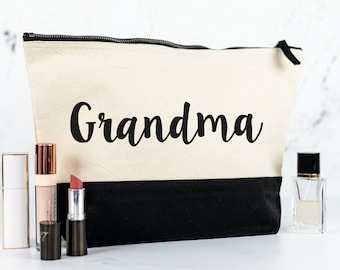 Personalised wash bag, Mothers day gift, Gift for Grandma, Gift for Nan, Mother's Day gift for Mum, Personalised present, Gift for nana