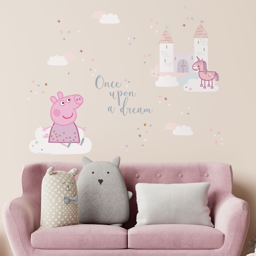 Buy Peppa Pig Once Upon a Dream Wall Sticker, Peppa Pig Wall Decal Online  in India