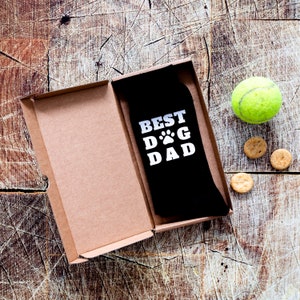 Best Dog Dad socks, Fathers Day gift, gift for dad, dog owner gift image 4