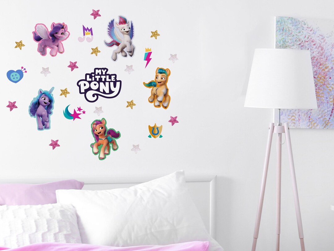 My Little Pony Wall Sticker Pack, My Little Pony Wall Decals, My Little