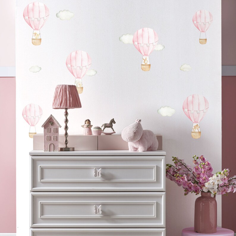 air balloon wall stickers