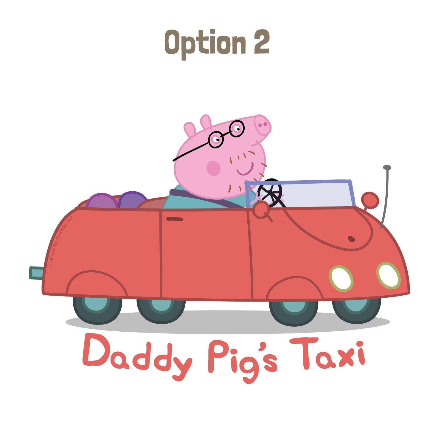 Peppa Pig Car Window Sticker Etsy UK