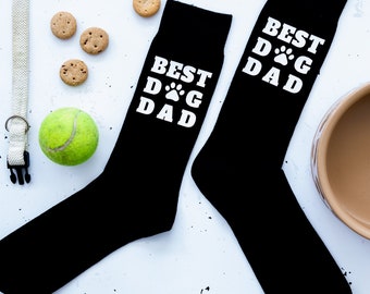 Best Dog Dad socks, Fathers Day gift, gift for dad, dog owner gift