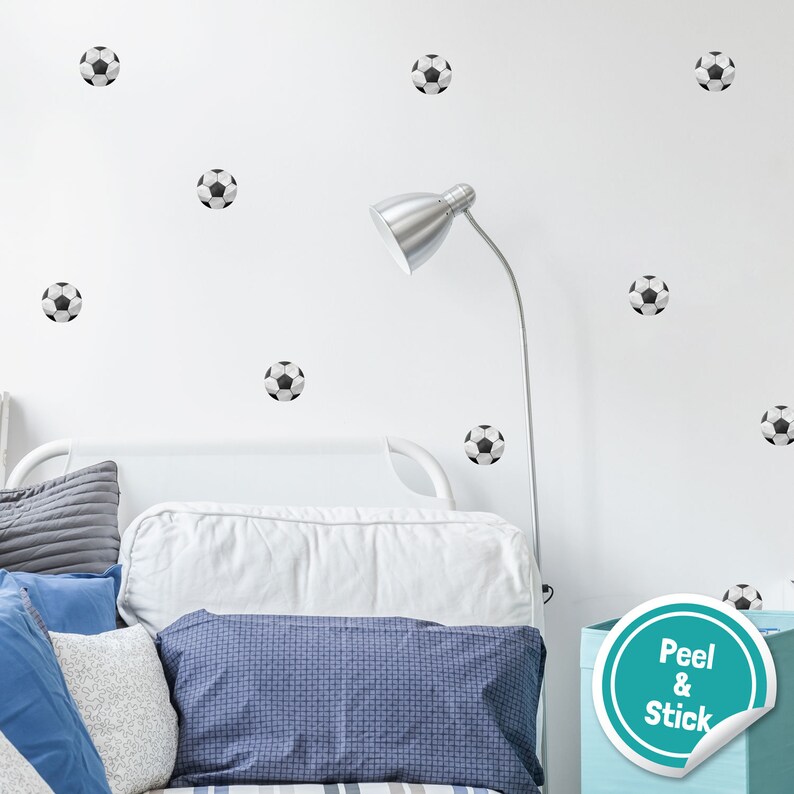 Football Wall Stickers Football Wall Decals Etsy