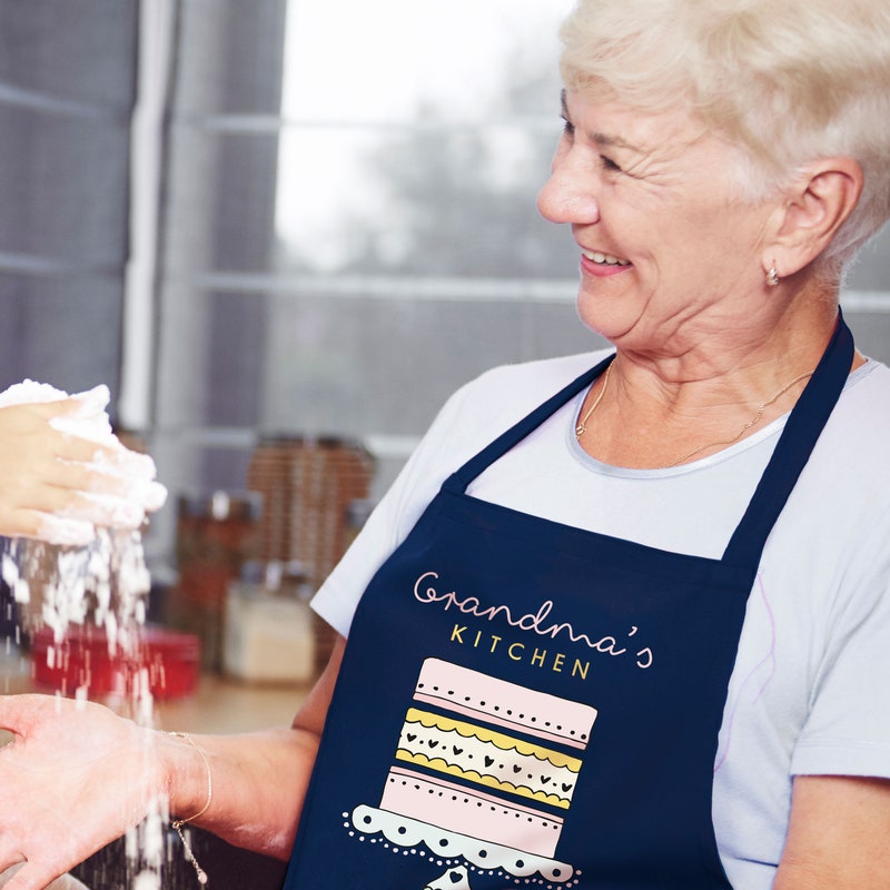 Personalised kitchen apron, Mothers day gift for Grandma, Mothers day gift for mum, Grandma gifts, Nan gifts, Mum gifts, Personalised apron