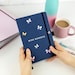 Personalised Notebook, Butterflies Notebook, Personalised Teacher Gift, New Teacher Gift, End of term gift, Personalised Butterfly Notebook
