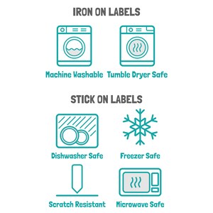 name label care instructions