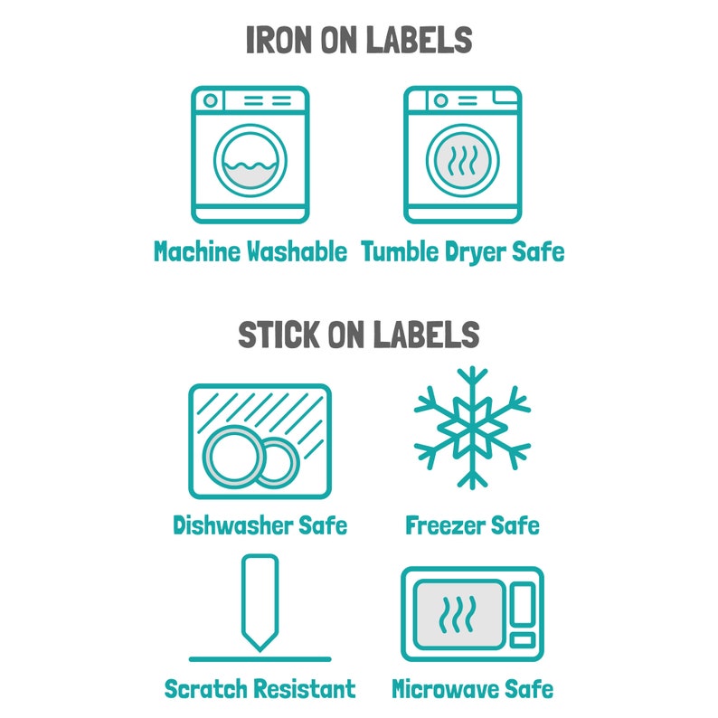 name label care instructions