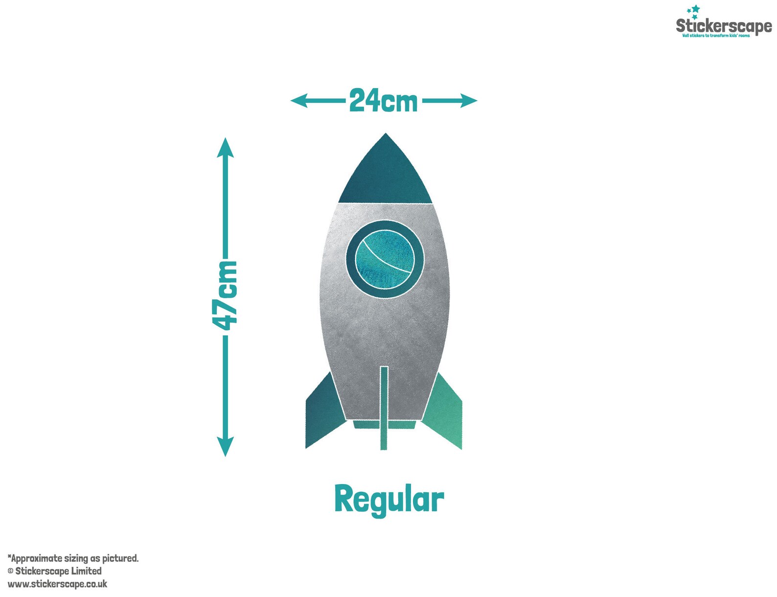 Rocket and Wall Sticker Space Wall Stickers Rocket Etsy UK