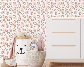 Leopard Print wall stickers, Leopard Print wall decal, Two Tone Leopard Print, Animal Print wall sticker, Leopard Print wall art