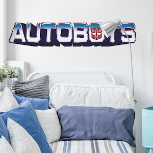 Transformers Autobots wall sticker, Transformers wall sticker, Transformers wall decal, Transformers bedroom decor