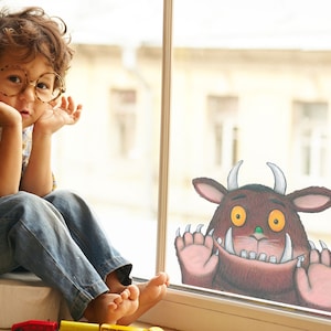 Gruffalo window sticker, Gruffalo window decal, Gruffalo window decor, Gruffalo and Friends window sticker