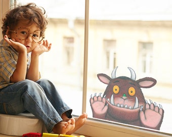 Gruffalo window sticker, Gruffalo window decal, Gruffalo window decor, Gruffalo and Friends window sticker